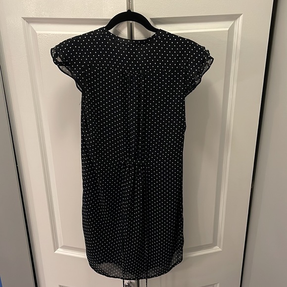 H&M size 6 navy blue polka dot dress - Picture 4 of 4